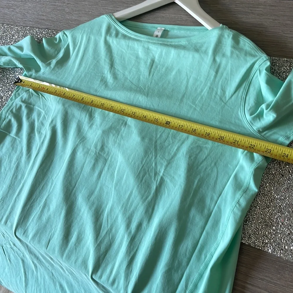 Lululemon Back in Action Long Sleeve Dress wild mint size 4 - Picture 4 of 5